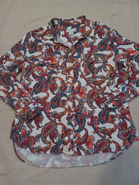 Liz Claiborne Tops - Liz Claiborne Floral Paisley Blouse Women's Size Medium